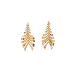 Women Hanging Earrings in Elegant Leaf Design