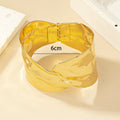 Women's Open Bangle in Stylish, Curved Design