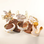 Women's bracelet with intricate flower design