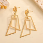 Women's Hanging Earrings in Modern Geometric Design