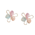 Women's hair clips in playful flower design
