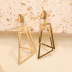 Women's Hanging Earrings in Modern Geometric Design