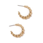 Women Hanging Earrings with Elegant Wave Design
