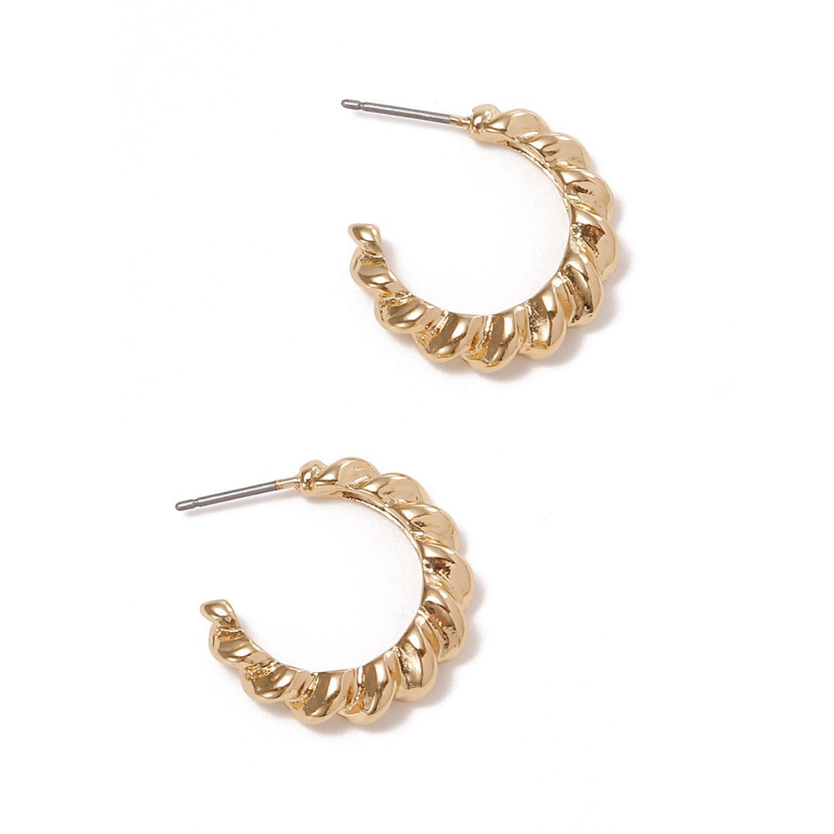 Women Hanging Earrings with Elegant Wave Design