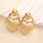 Ladies earrings in elegant heart design