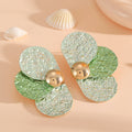 Women's ear clips in elaborate floral pattern