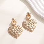 Women's Elegant Statement Earrings with Leaf Design