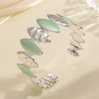 Women Open Bangle with Unique Textured Design