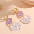 Women's Hanging Earrings with Modern Geometric Design