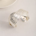 Ladies Open Bangle with Artistic Fold Design