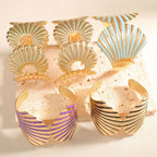 Women's bangle with elegant shell design