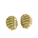 Women's ear clips in maritime shell design