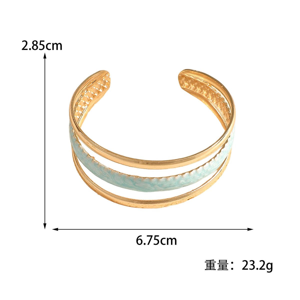 Women Open Bangle with Artistic Relief Design