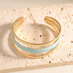Women Open Bangle with Artistic Relief Design