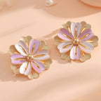 Ladies Hair Clips with Artistic Flower Design