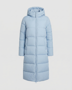 Tailored women's quilted coat winter