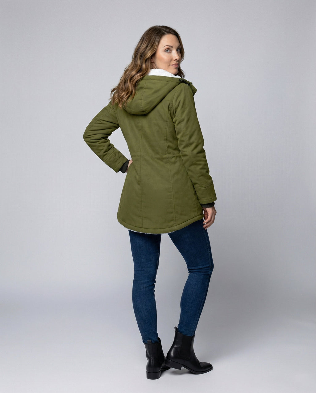 Luxurious women's winter coat