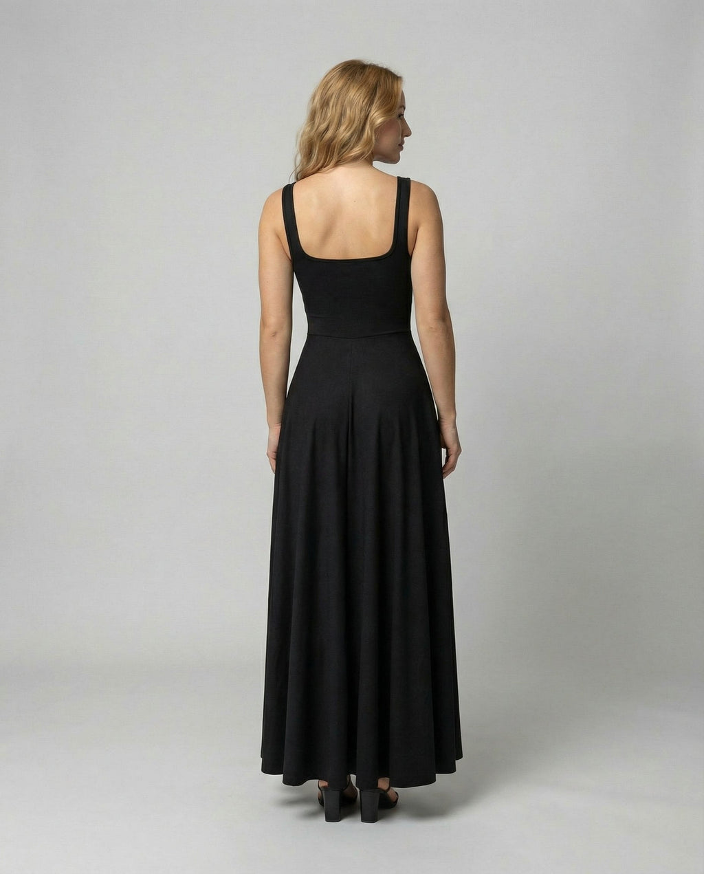 Soft Square Maxi Dress Women