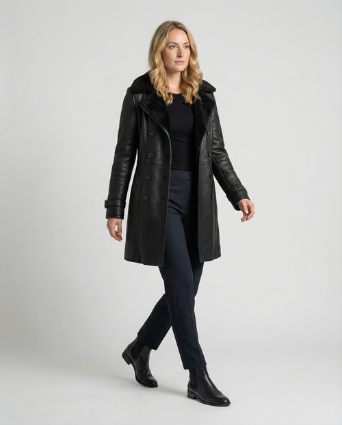 Elegant women's fashion coat