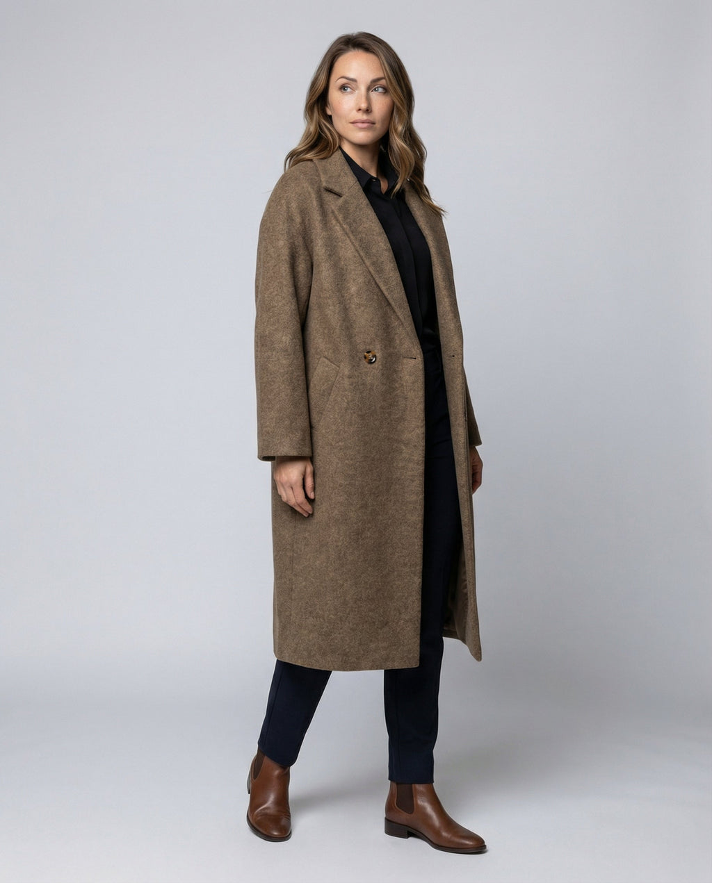 Women Oversized Wool Coat