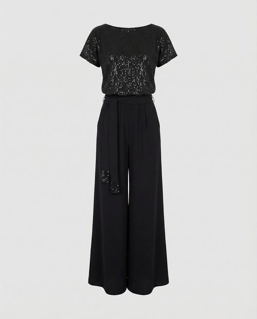 Glitter Jumpsuit Women Elegant
