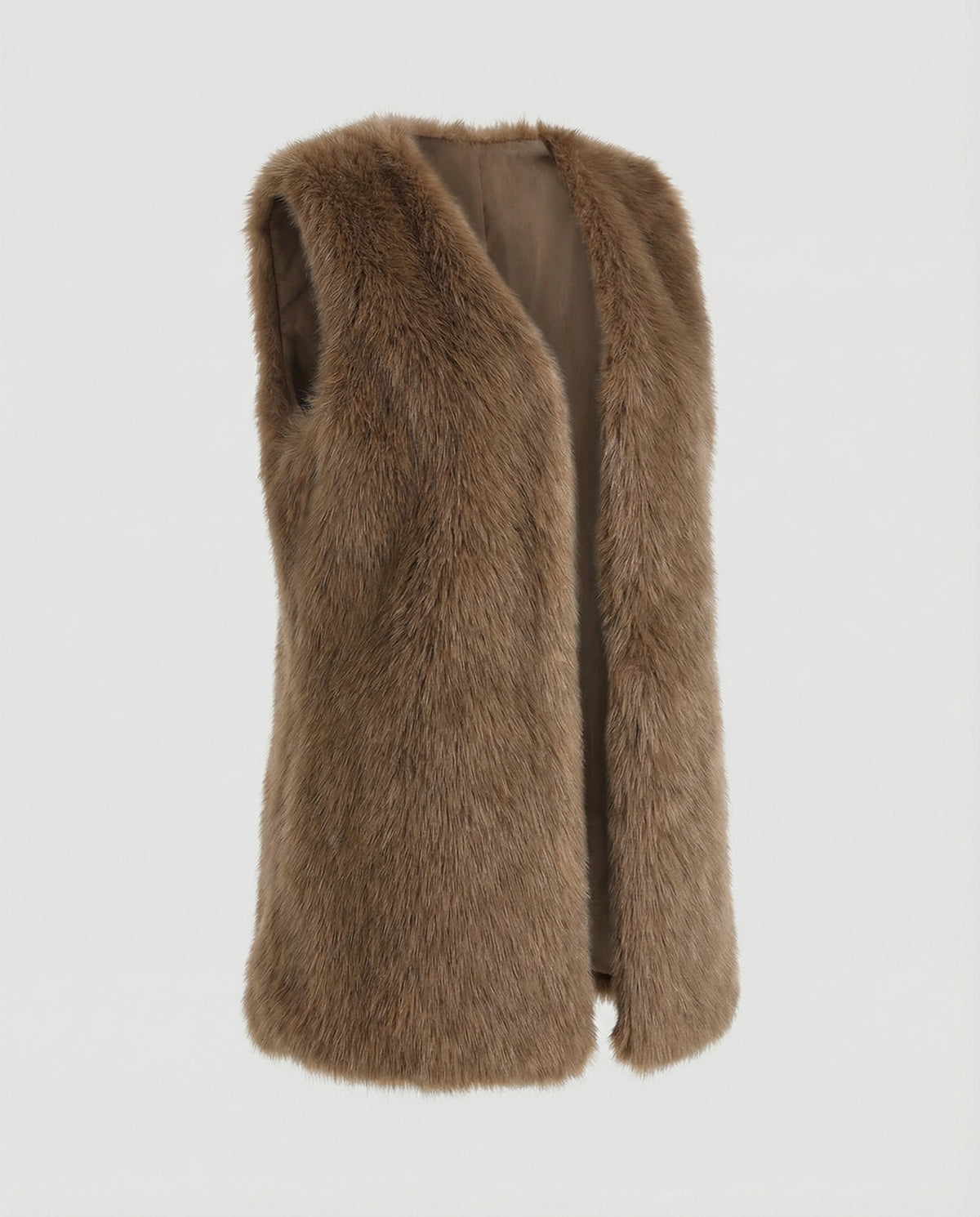 Ladies Faux Fur Vest