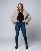 Women's Elegant Faux Fur Jacket