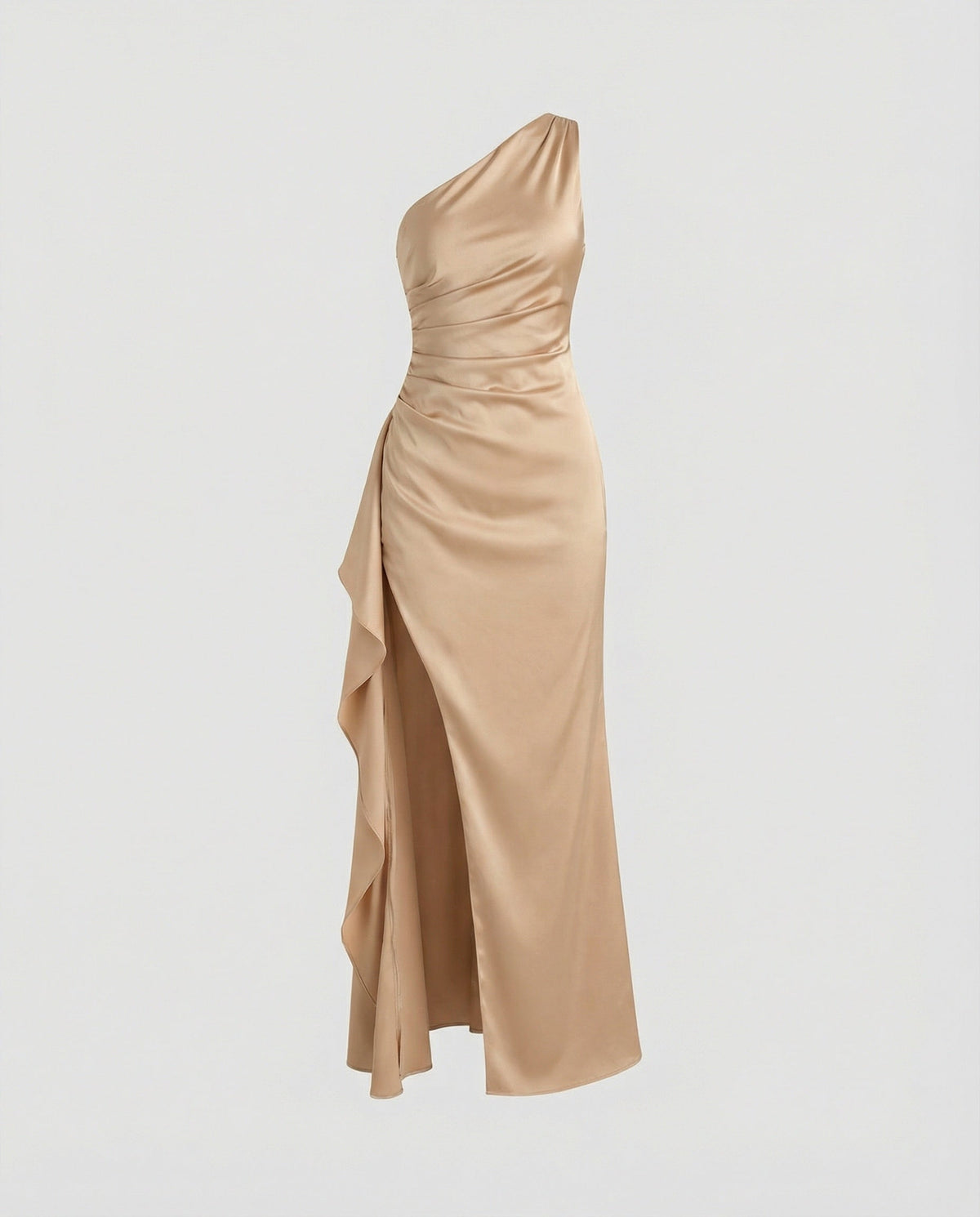 Elegant evening dress one-shouldered - product shot