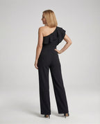 Elegant off-shoulder jumpsuit with ruffle
