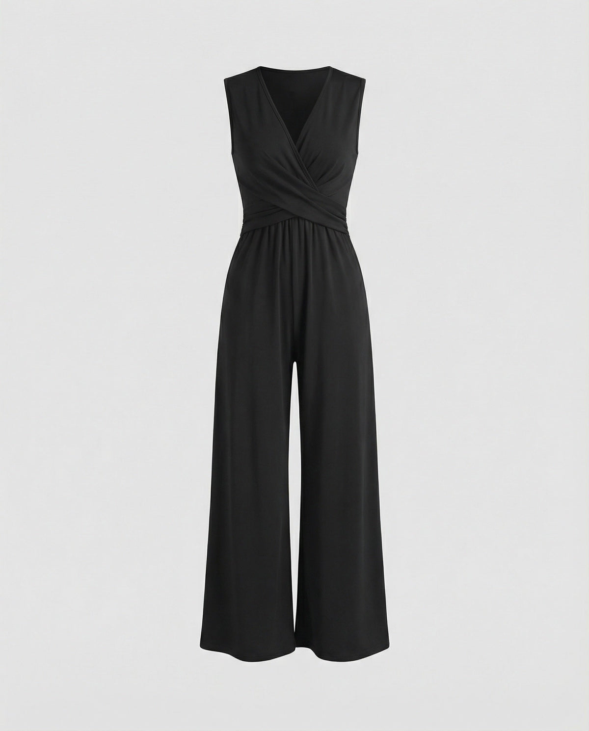 Women's Jumpsuit Palazzo Leg with Waist - product shot