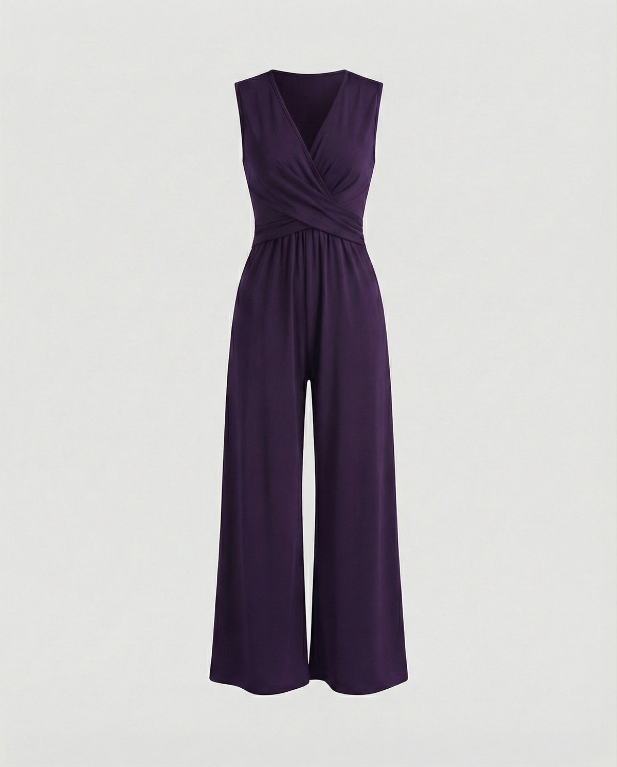 Women's Jumpsuit Palazzo Leg with Waist - product shot