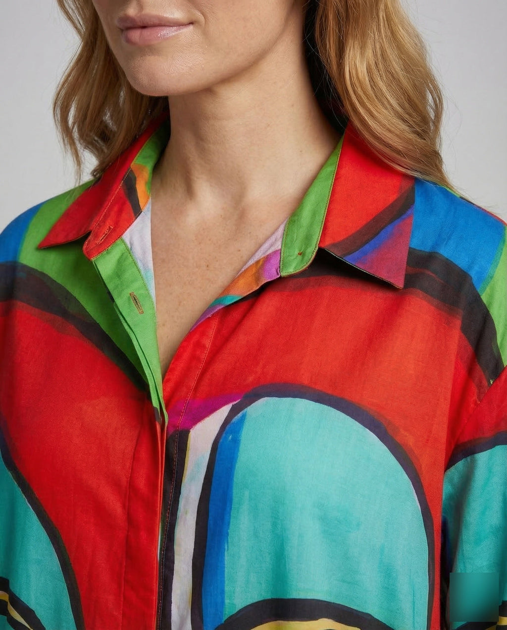 Women's Coat Women's Kimono Style - detail close-up