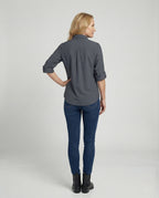 Women’s Blouse Jacket Utility Style - back view