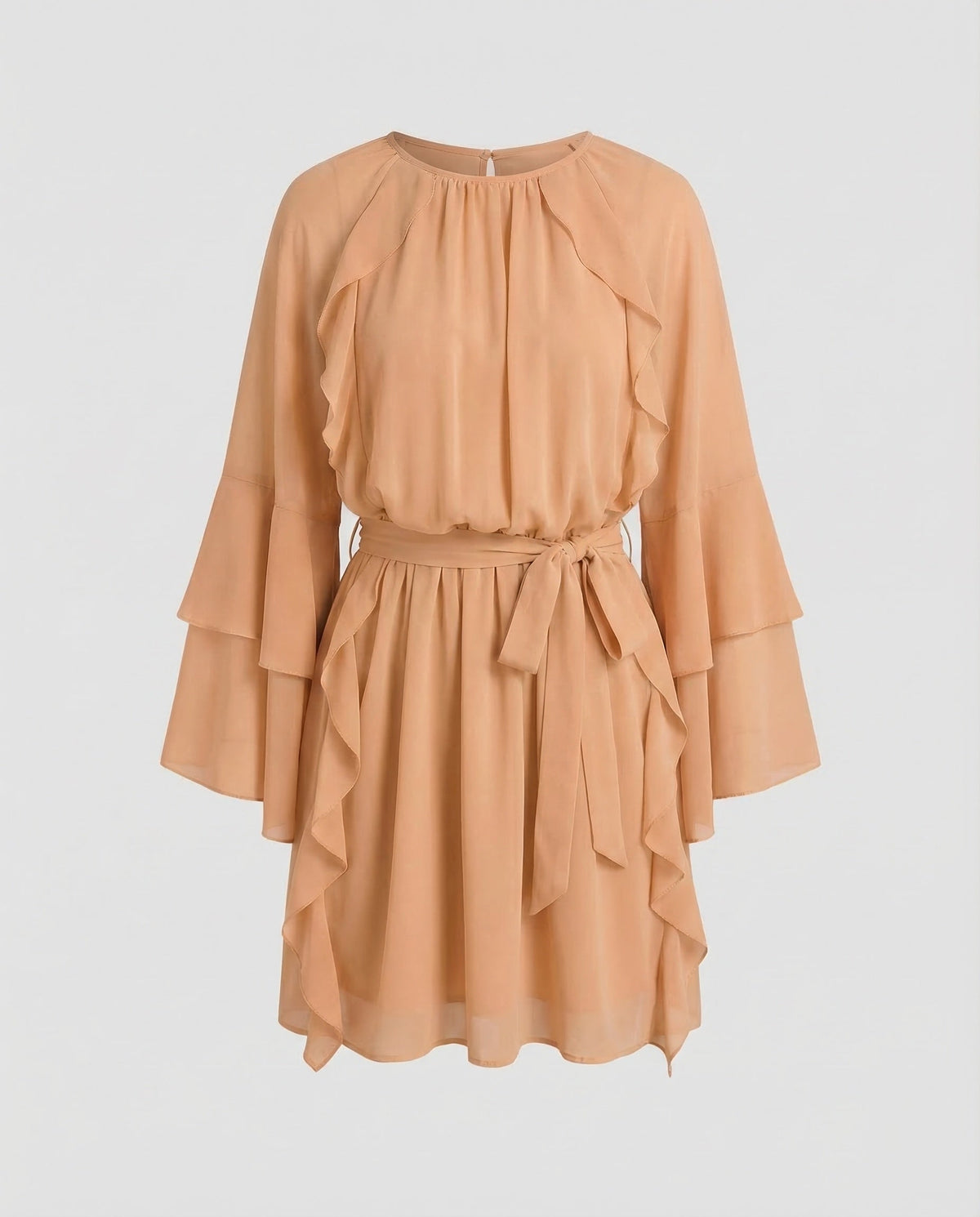 Boho Casual Dress Women Mini Dress - product shot