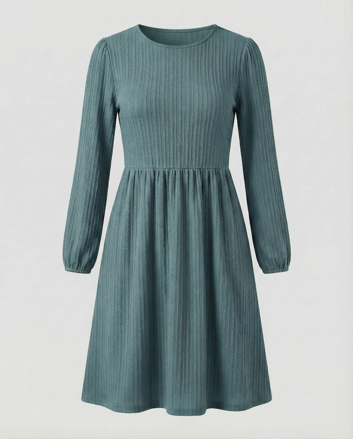 Leisure dress women's knitted dress A-line - product shot