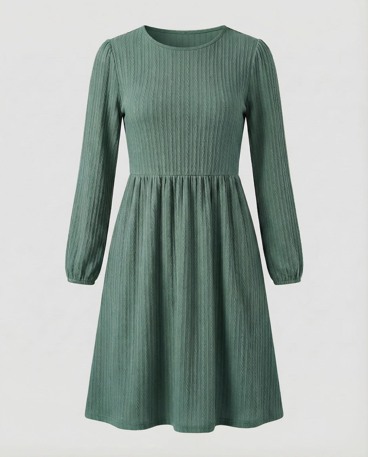 Leisure dress women's knitted dress A-line - product shot