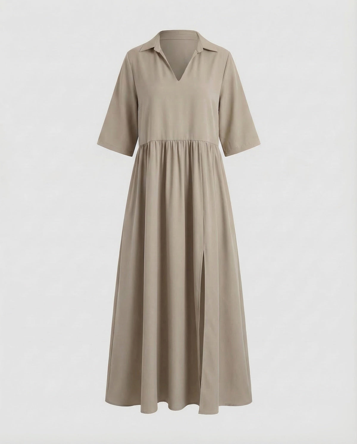 Maxi dress women shirt dress - product shot