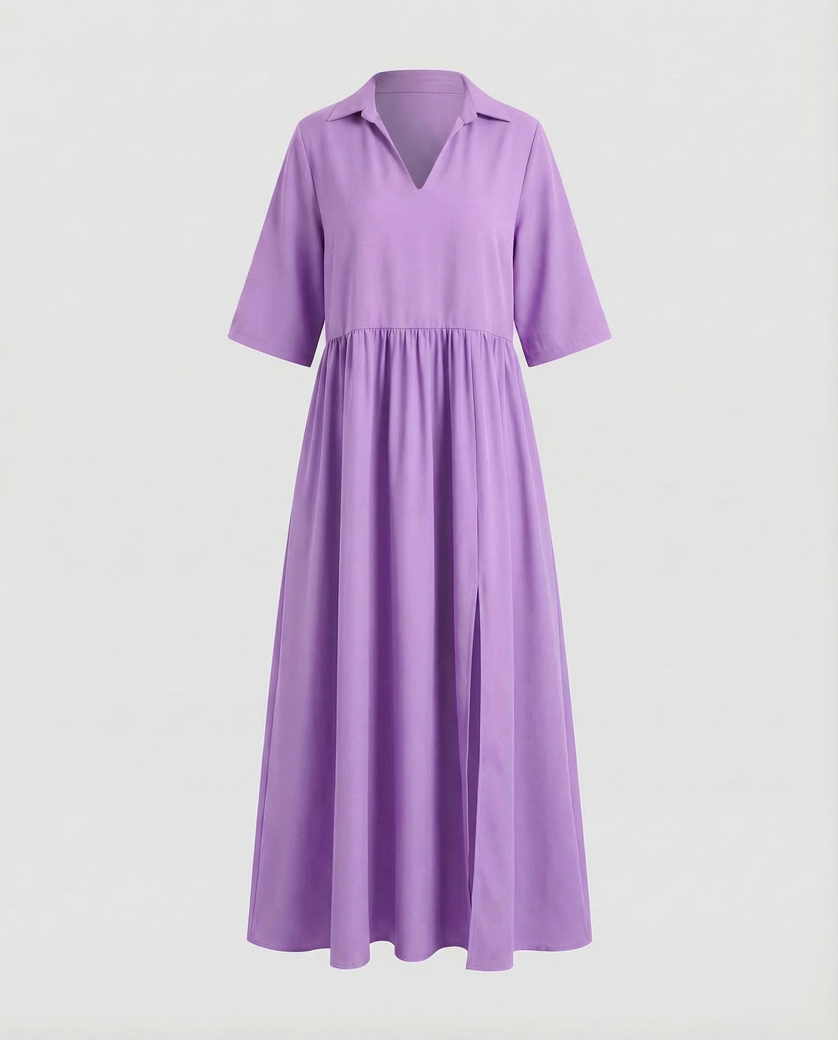 Maxi dress women shirt dress - product shot