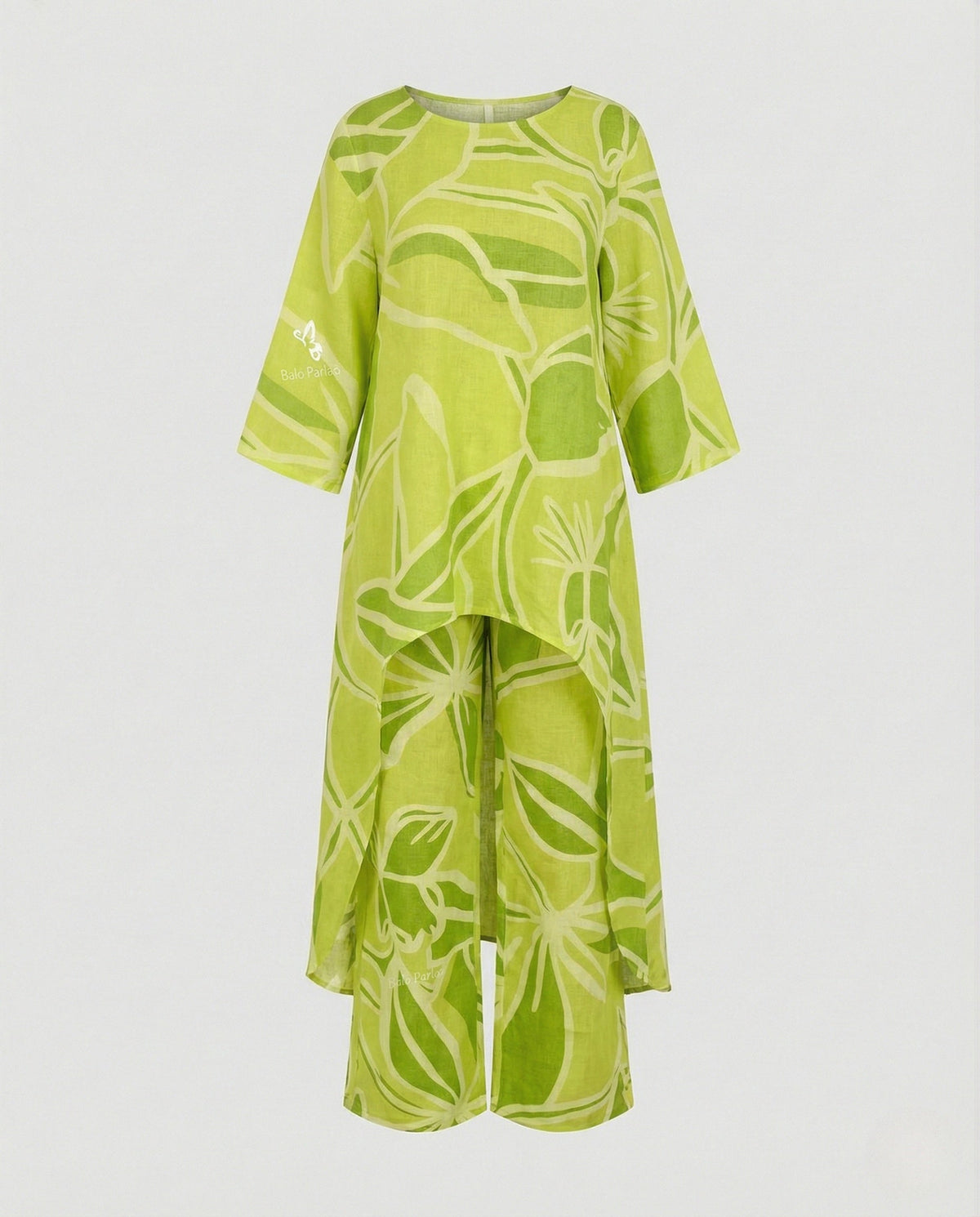 Two-piece set women's palazzo pants - product shot