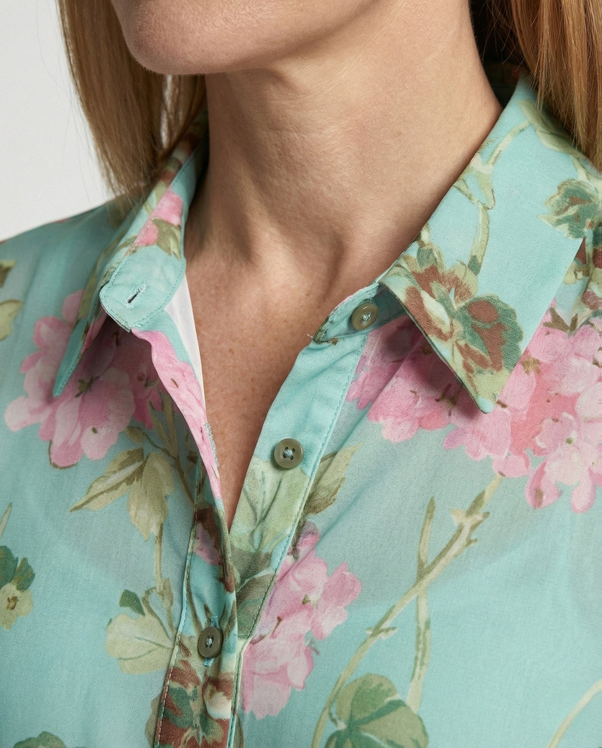 Flower dress Maxi dress Women Chiffon - detail close-up