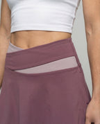 Sport leggings women with skirt - detail close-up