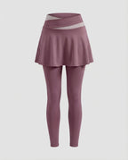 Sport leggings women with skirt - product shot