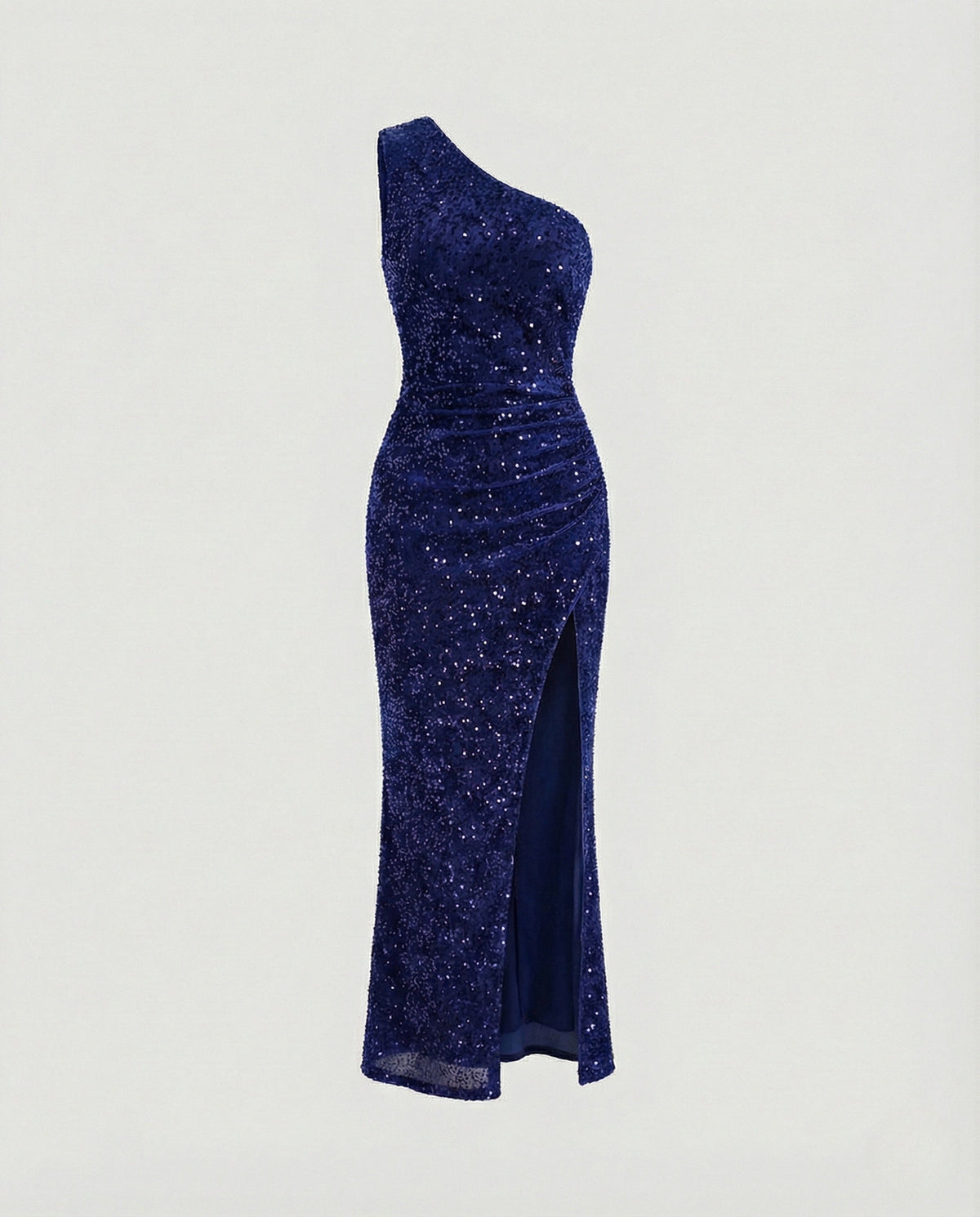 One Shoulder Maxi Dress Sequins Women - product shot