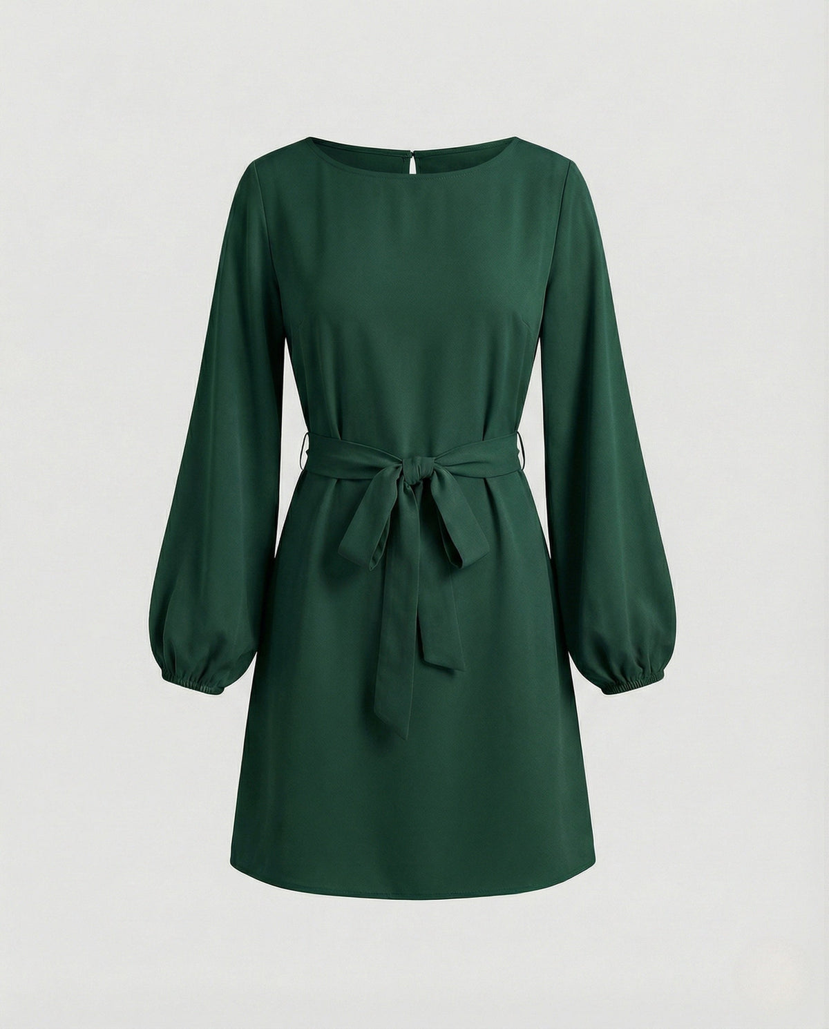 A-Line Mini Dress Elegant With Belt Women - product shot