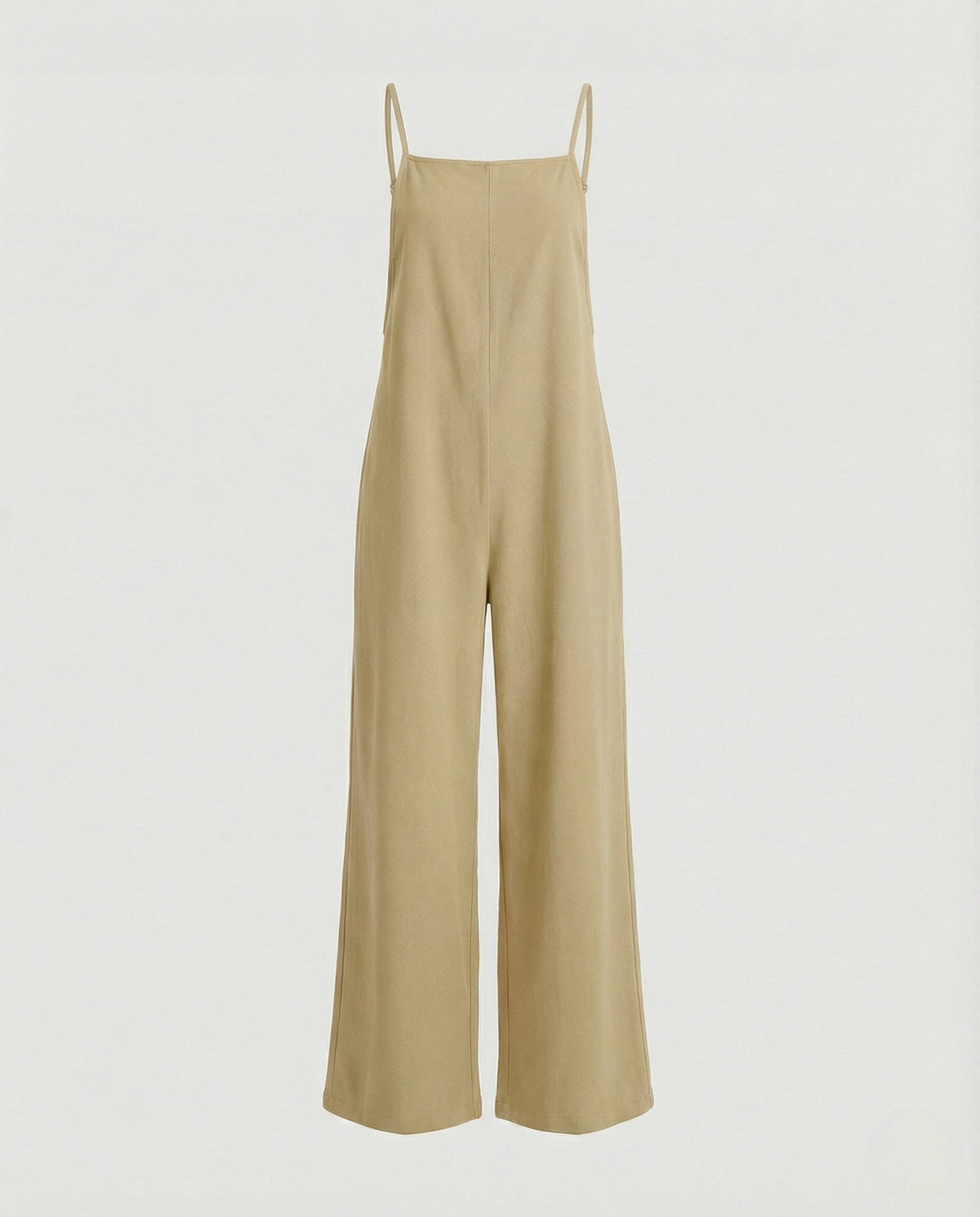 Women’s Linen Jumpsuit with Wide Leg - product shot