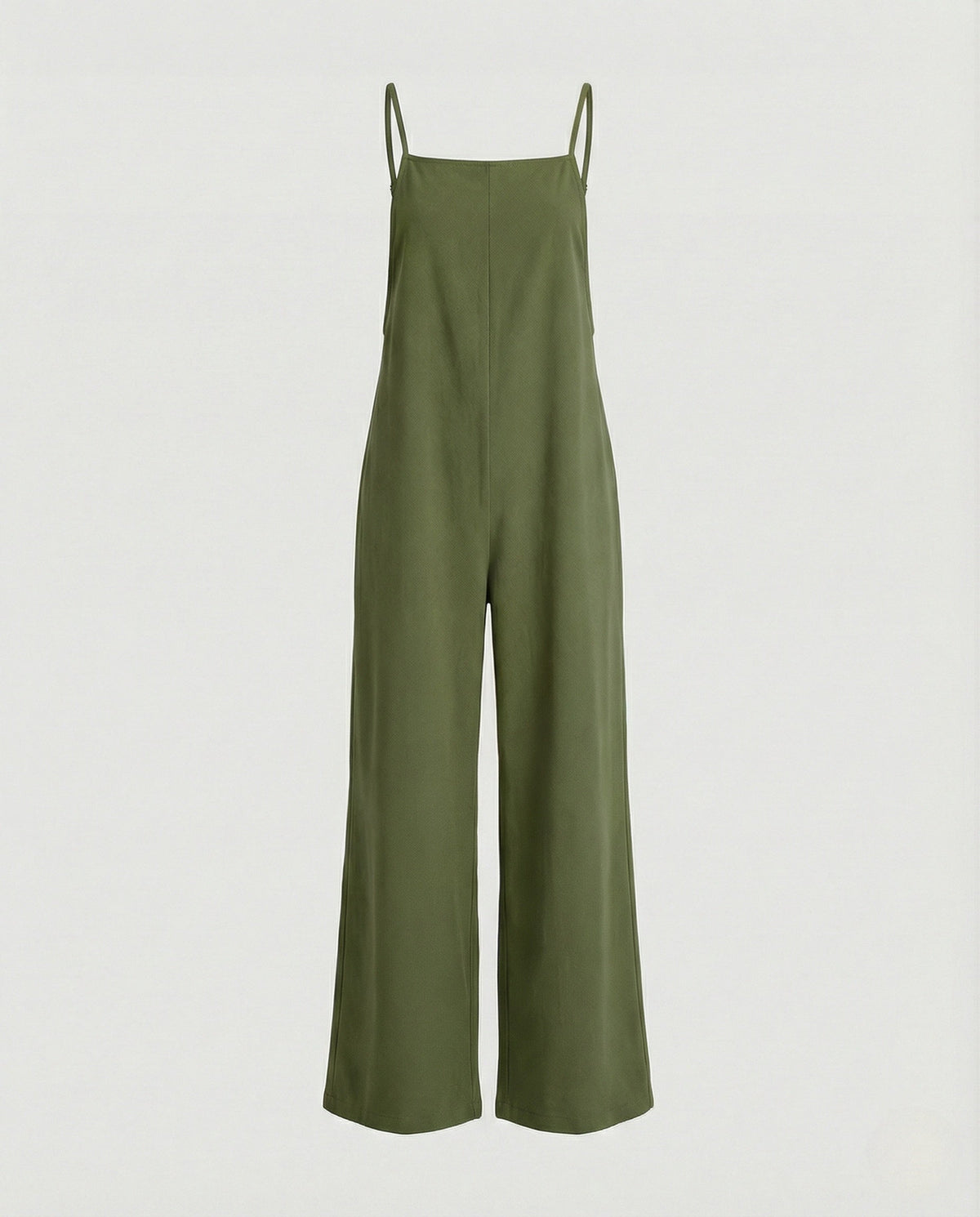 Women’s Linen Jumpsuit with Wide Leg - product shot