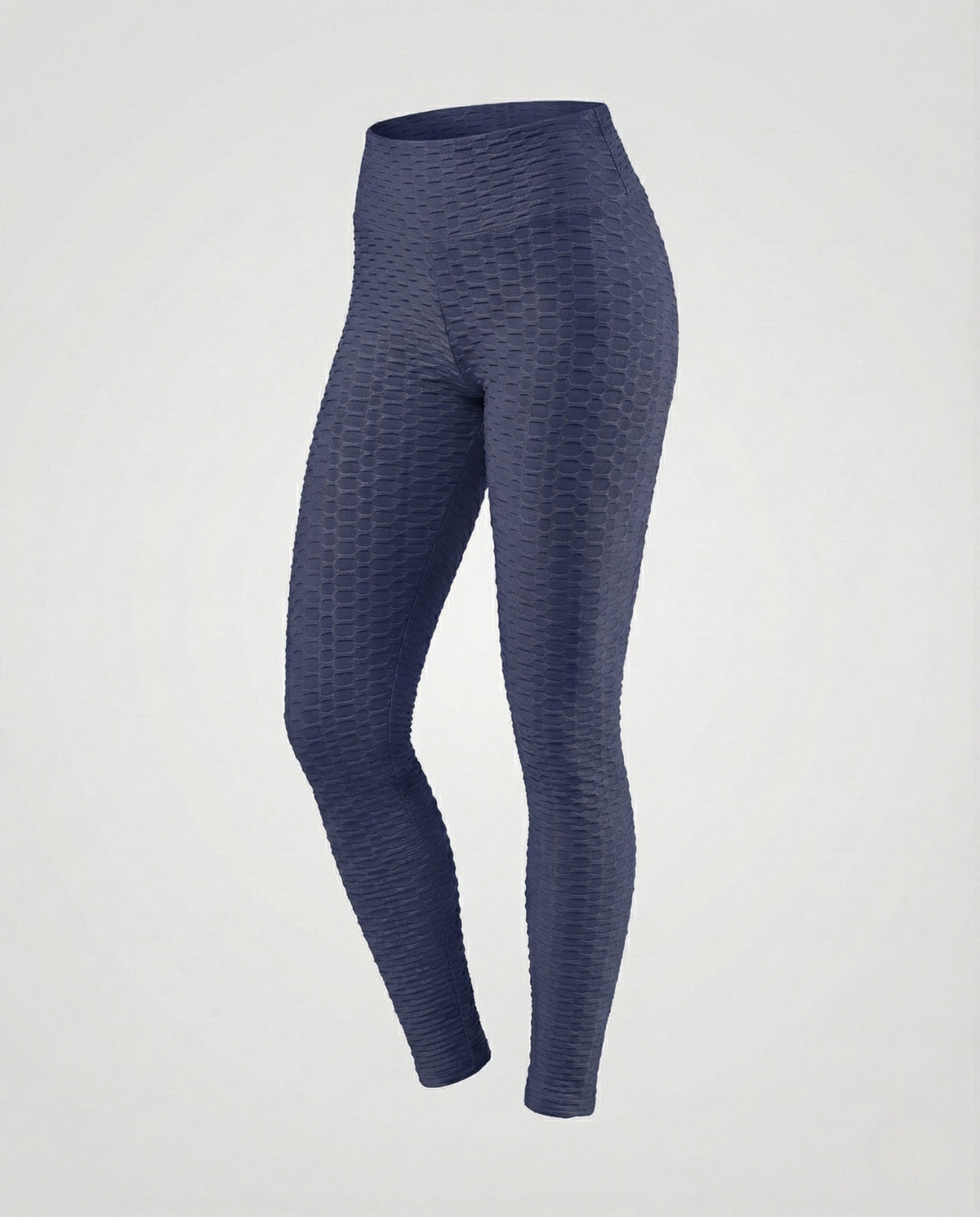 Women's Push-Up Leggings with Honeycomb Texture & High Waist - product shot