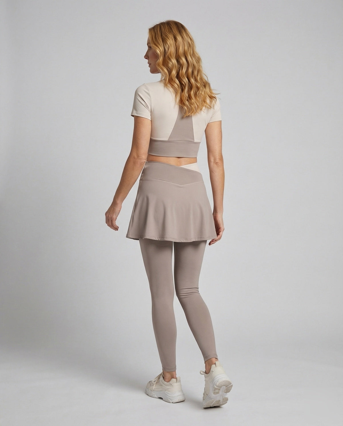 Women's Skirt Leggings Set Sport - back view