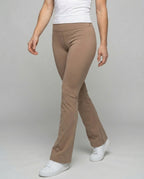 Ladies Yoga Leggings Flare High Waist - lower body view