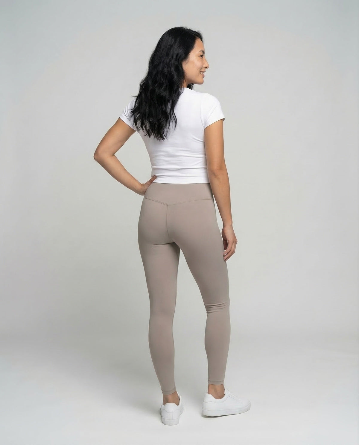 Women's Leggings High Waist Tummy Control - back view